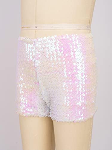 Aislor/ Бебешки къси Панталони с пайети за Момичета и Момчета, Шорти, за Балетни Танци, Акробатични Спортни Шорти за