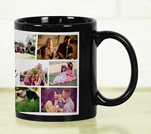 Кафеена Чаша с Персонализирани Фотоколлажем Printtoo Нашето семейство Керамична Чаша с изображение На поръчка, Могат