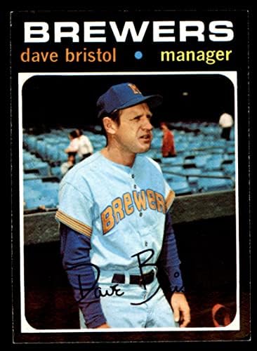 1971 Topps # 637 Дейв Бристол Милуоки Брюэрз (Бейзболна картичка), БИВШ Брюэрз