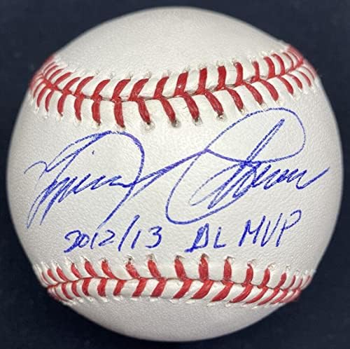 Мигел Кабрера, 2012 2013 AL MVP Подписа Бейзболен JSA LOA - Бейзболни топки с автографи
