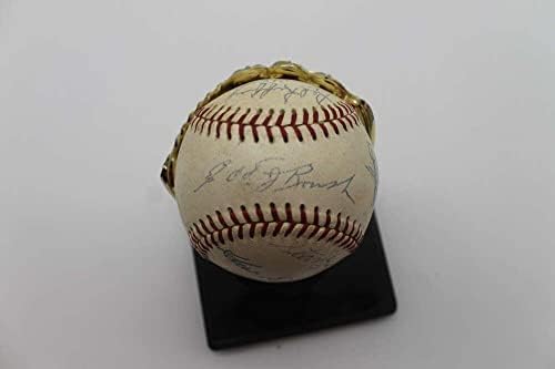 Джаки Робинсън / Дизи Дийн / Сам Ориз +14, Подписана бейзбол Psa Onl /dna Loa D2272 - Бейзболни топки с автографи