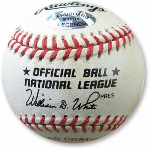 Клиф Флойд Подписа Бейзболни Топки на MLB с Автограф на Марлини Изложения Метс S1296 - Бейзболни Топки С Автографи