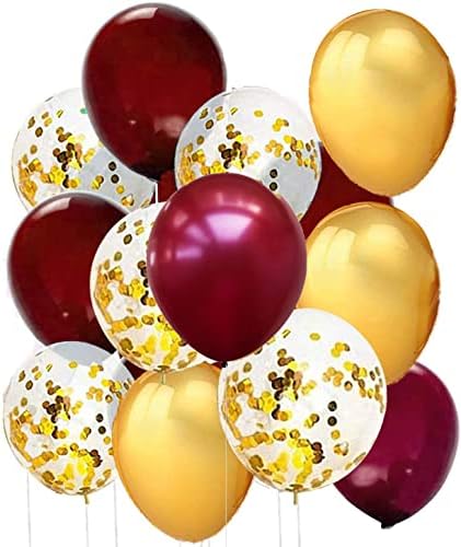 Абитуриентски Бижута 2023 Канелено-Златни/Бордо Златни балони Канелено-Златни Украса за Парти в чест на рождения Ден
