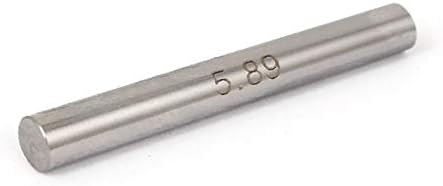 X-DREE Диаметър 5,89 mm, допуск +/-0,001 мм и дължина 50 мм калибър цилиндрична закрепване GCR15 (диаметър 5,89 mm, допуск