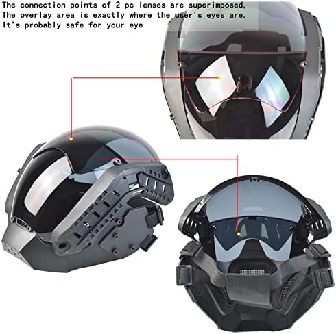 Тактически Полнолицевые Маска с Тактически Очила, CS Tactical Knight Mask Защитна Пейнтбольная Маска За Защита на Очите