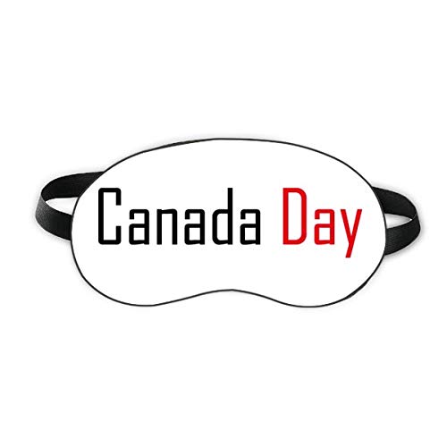 Празнувайте Деня на Канада Благословия Сън Защитната Маска За Очите Мека Нощна Превръзка На очите на Сивата чанта за Носене