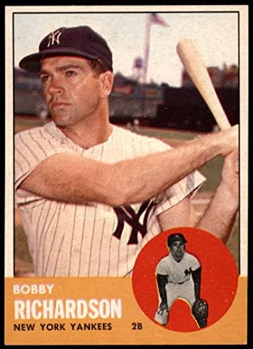 1963 Topps 420 Боби Ричардсън Ню Йорк Янкис (бейзболна картичка) Ню Йорк Янкис