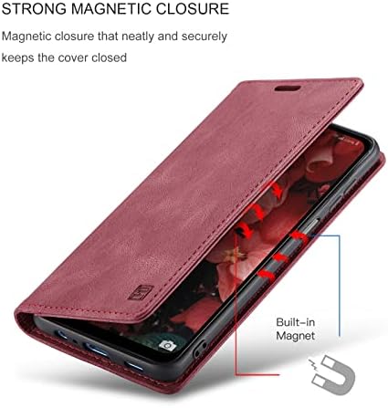 Калъф HAII за Galaxy A14 5G, една чанта-портфейл-за награда от изкуствена кожа с панти капак и поставка за карти, Магнитна закопчалка, устойчив на удари калъф за Samsung Galaxy A14 5 ?