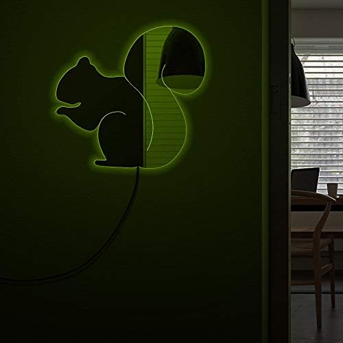 The Geeky Days Протеин Декоративен Разсадник Led Монтиран На Стената Лампа, Марка Ръчно Изработени Промяна На Цвета На