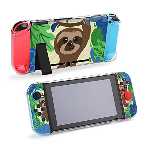 Защитен калъф NONOCK за Nintendos, Switches, игрални конзоли Sloth Switchs със защита от надраскване, Защитен от падане