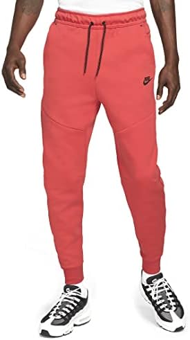 Мъжки джоггеры Nike Sportswear от хай-тек руно (Lobster/ Черно, X-Large)