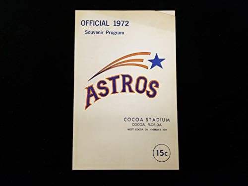 Начало на пролетно тренировочная програма Хюстън Астрос 1972 г. - Без промяна - MLB Programs