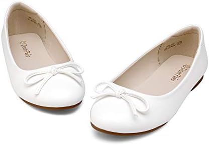 ДВОЙКА-МЕЧТА За Момичета Модел Обувки за Модерен балет апартаменти С Лък Върху Плоска Подметка