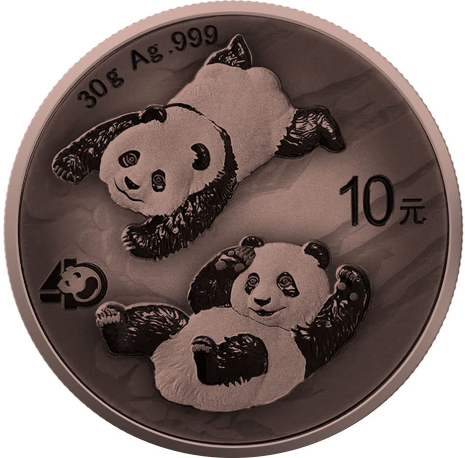 2022 ДЕ Старинни Медни Монети PowerCoin Китай Панда Сребърна Монета за 10 Юана Китай 2022 БУ Лъскава Необращенная
