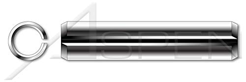 (500 бр.) M6 X 14 мм, ISO 8752, Метричен, Извити Щифтове с прорези, Сверхпрочный, Неръждаема стомана AISI 301