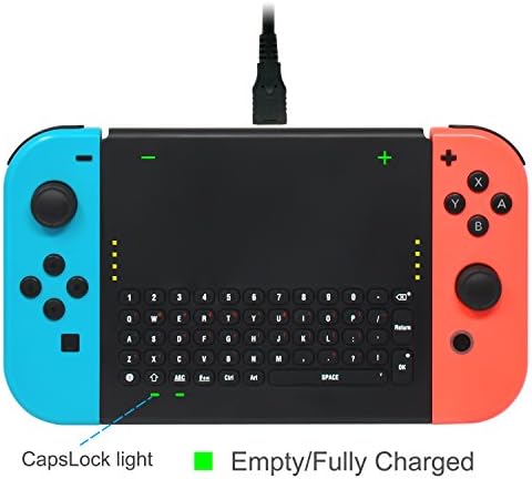 Безжична клавиатура FYOUNG, съвместими с Nintendo Switch /OLED-дисплей Switch, Безжичен Геймпад, Клавиатура за обмен