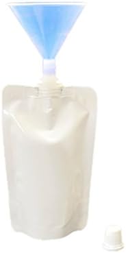 За многократна употреба Бели Найлонови торбички за напитки с частичен морски нос Muka 50 БР 1,75 грама с Фуния, Чучур
