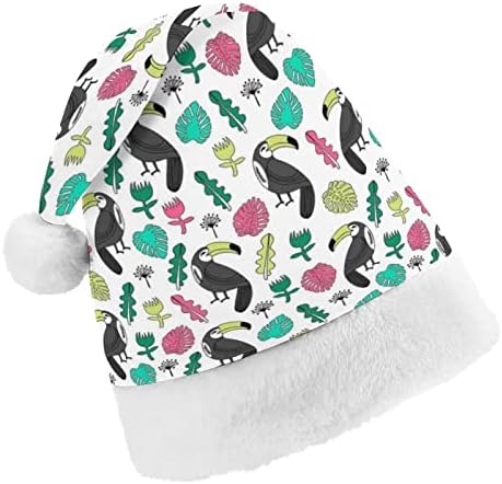 Коледна шапка в тропическите гори, мек плюшен шапчица Дядо Коледа, забавна шапчица за коледно новогодишната партита