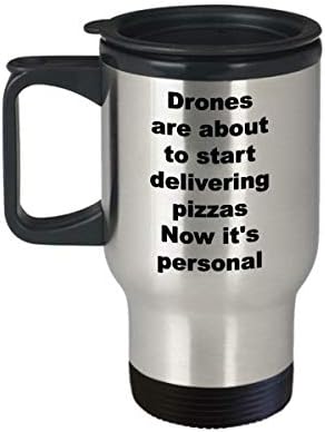 Безпилотни летателни апарати, които могат да доставят пица, сега това е лична чаша за пътуване