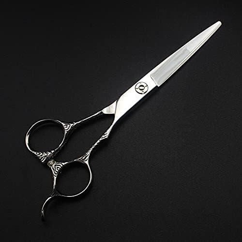 Ножица за подстригване на коса, 6 инча Япония 9cr13 стомана Цвете изрежете фризьорски ножици за рязане на грим, фризьорство