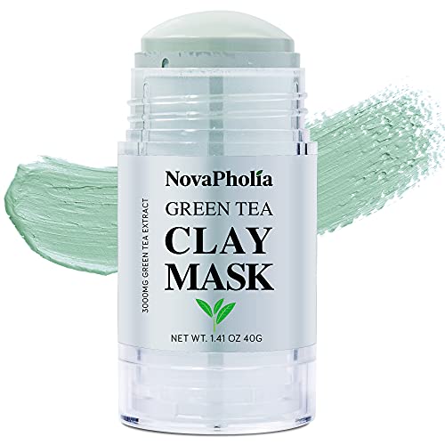 Beauty Shineverse Зелена Маска-стик, Маска-стик от зелен чай, Почистваща Глинена маска за лице-стик, Хидратиращ крем за лице, контрол на омазняване, Дълбоко почиства порите,