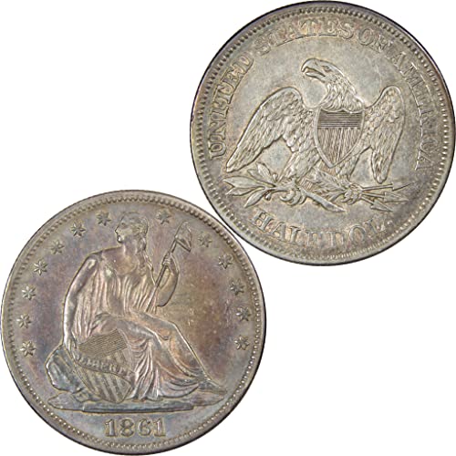 1861 Избор на заседание от Свобода за полдоллара За артикуле, без да се прибягва: IPC6725