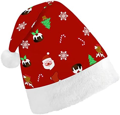Персонални Коледна шапка по поръчка, направи си сам, добави снимка и текст, Коледна шапка за възрастни, дамски, мъжки,