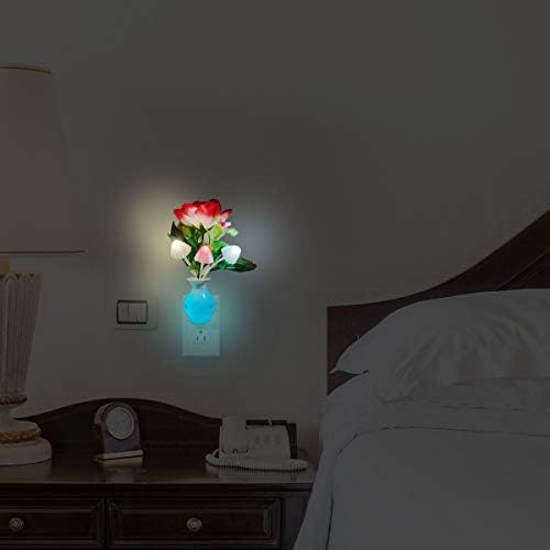 AUSAYE 3 Опаковки на Допир Led нощни лампи, Разменени нощна светлина, което променя Цвета си, Гъби и Лампа, Цветни Нощни