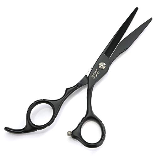 Фризьорски салон в Фомальгауте евтини фризьорски ножици 6 инча фризьорски ножици черно набор от фризьорски ножици инструменти от стомана 440C ... (Режещи ножици)