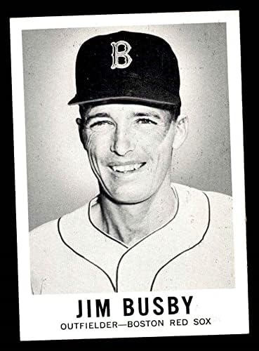 1960 Лист № 11 Джим Busby на Бостън Ред Сокс (бейзболна картичка) Ню Йорк Ред Сокс
