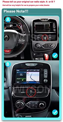 Autosion Android 12 Радио GPS Автомобилна Стерео Главното Устройство Navi Стерео за Renault Clio 2013-2018 Bluetooth