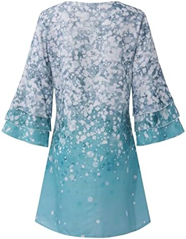 Ежедневни рокли за жени, Дамски Пролетната мода 2023, Темпераментное Елегантна Мини рокля с V-образно деколте и 3/4 ръкави