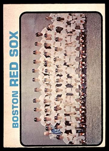 1973 О-Пи-Джи 596 Ред Сокс отбор Бостън Ред Сокс (Бейзболна картичка) VG/БИВШ Ред Сокс