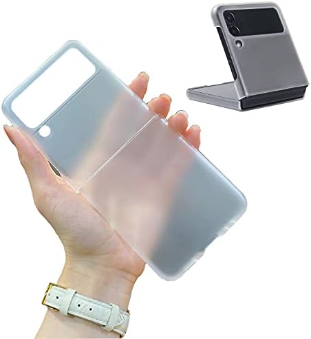 Калъф за телефон OrStart за Galaxy Z Flip 3, ултра-тънък твърд калъф за вашия КОМПЮТЪР с пълна защита, Съвместим с Samsung