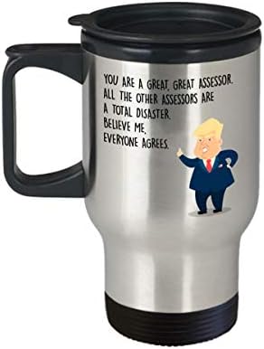 Забавна чаша за пътуване с оценител - Председател Доналд Тръмп - най-Добрите Персонални подаръци по поръчка за Оценители