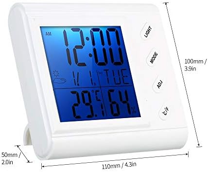 WODMB LCD Дигитален Термометър-Влагомер за помещения със Стайна температура, машина за висока точност Термометър и Влагомер
