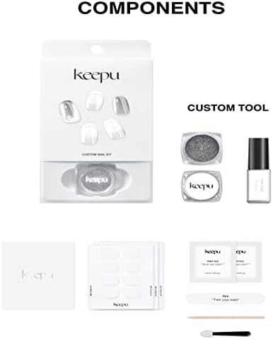 KeepU (Градски Сняг Ноктите) 30шт Набор от Стикери с печат за нокти Semicure Нокти