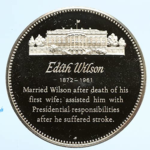 1972 1972 Министърът на ВЪНШНИТЕ работи на САЩ Първата ДАМА на Белия дом Едит Уилсо монета е Добра