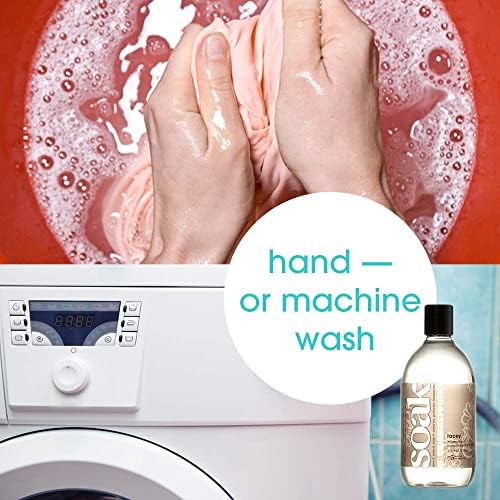 Пране сапун за накисване – Без изплакване, Препарат за ръчно пране растителен произход - 375 мл / 12 течни унции, 75+