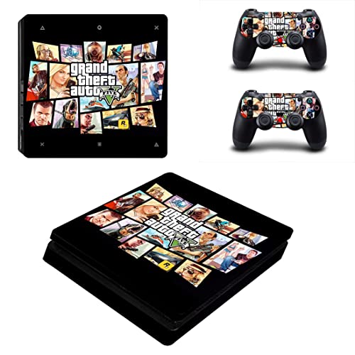 За PS5 ЦИФРОВА игра Grand GTA Theft And Auto Стикер за PS4 или PS5 за конзолата PlayStation 4 или 5 и контролери Vinyl