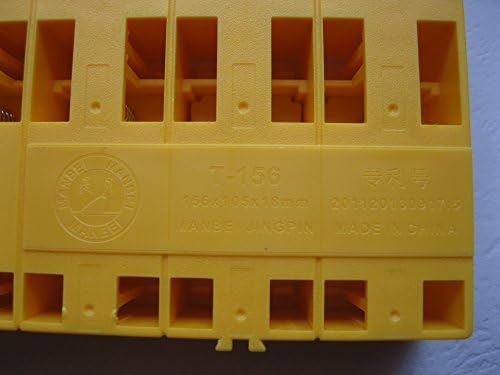 8 бр. Мини-кутия за съхранение на SMD електронни компоненти SMT 24 (38) решетка/блокове T-156 156x105x18 мм, жълт цвят