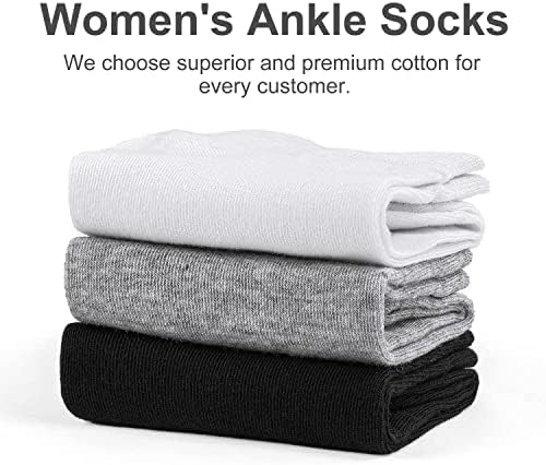 BLUEENJOY 8 Чифта Чорапи до Глезена на крака за жени и Мъже - Нескользящие Памучни Чорапи - Чорапи без показване, Класически