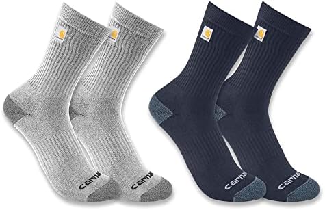 Мъжки экипажные чорапи с логото на Carhartt средно тегло от 2 опаковки